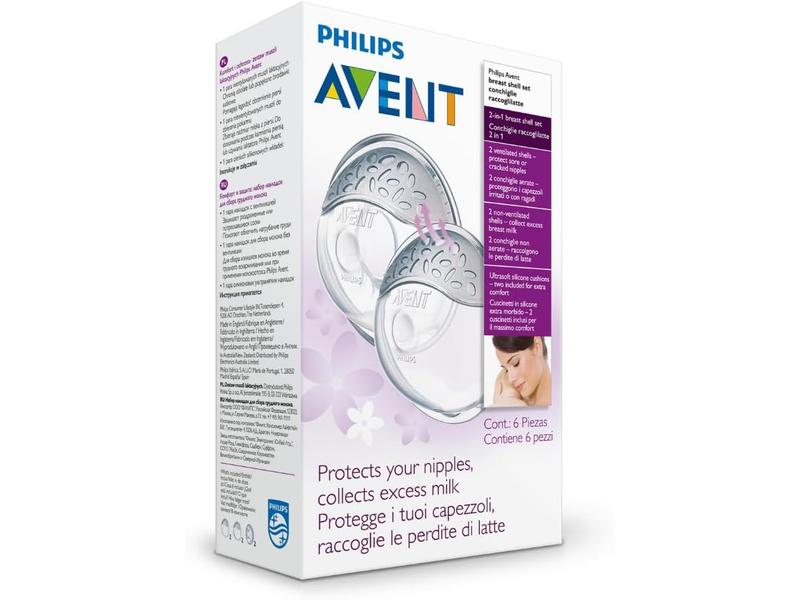 Philips Avent 2 Conchas protectoras ventiladas para pezones