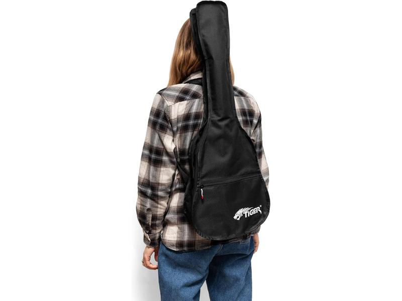 Tiger Funda Guitarra Clásica 1/4 con Asa y Correas