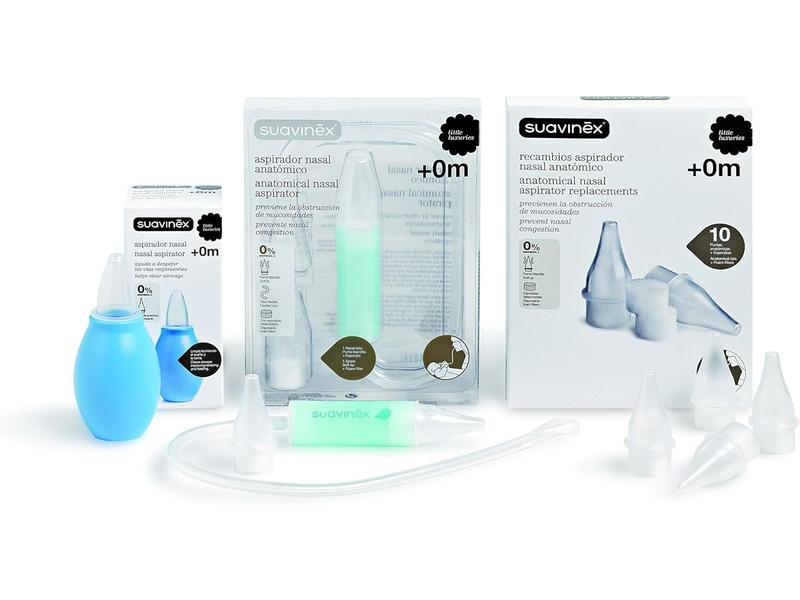 Suavinex Aspirador Nasal Bebé, Saca Mocos,