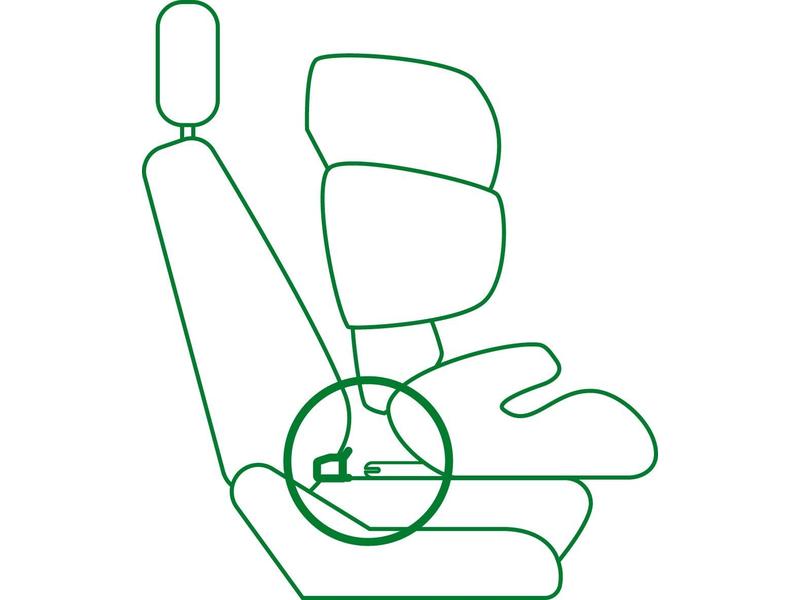 Cybex - Bocas Isofix, negro - adaptador