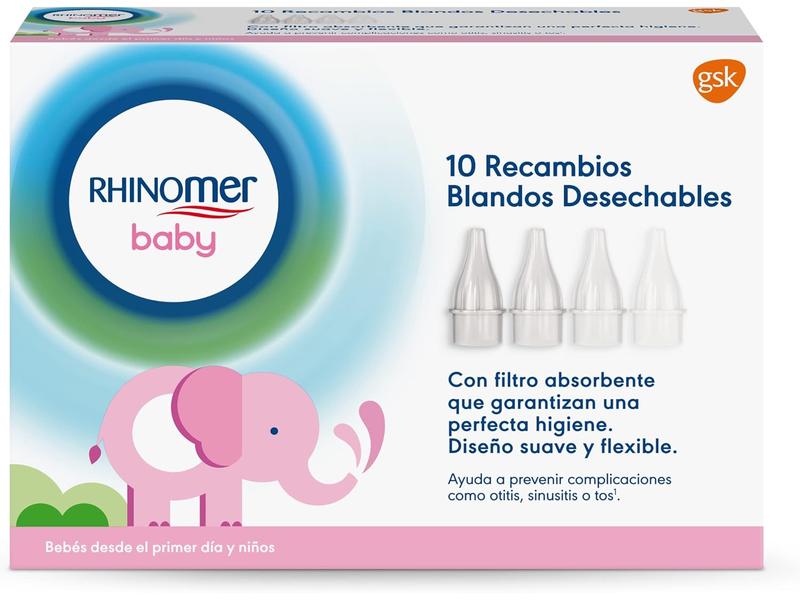 Recambios  Aspirador Nasal Blandos Desechables