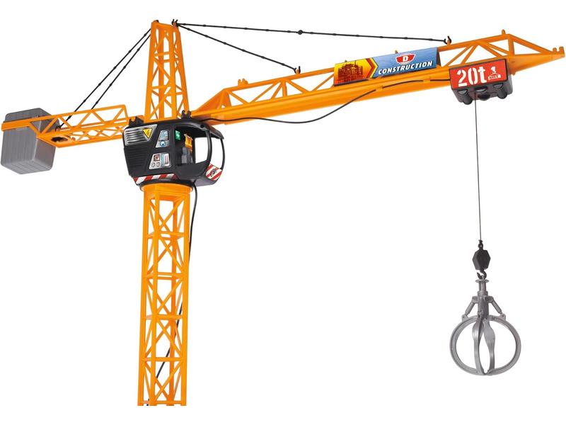 Mega grúa Dickie Toys por cable 120 cm