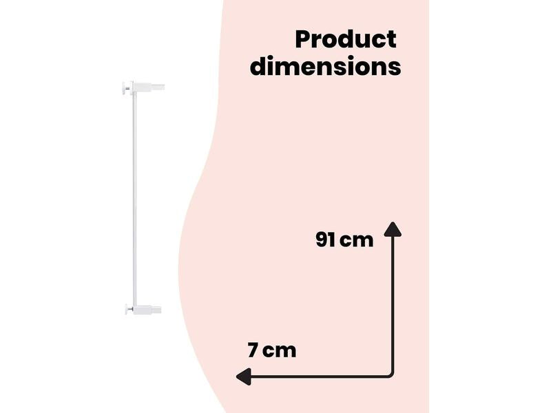 Extensión Barrera Metálica 7cm Safety 1st