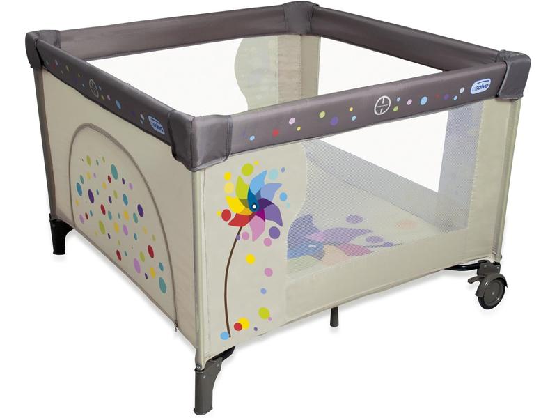 Parque Infantil Bebé cuna cuadrado 93 diseño molinillo