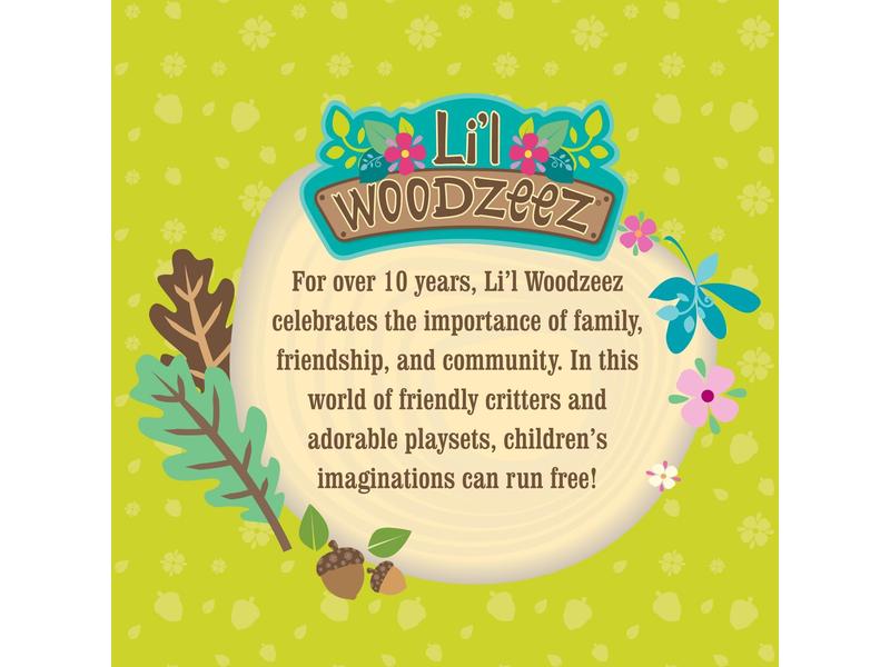 Li’l Woodzeez Accesorios Casa 26 Piezas Niños 3+