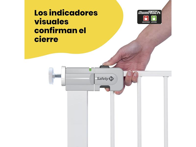 Barrera de seguridad niños apertura de 73-80 cm,