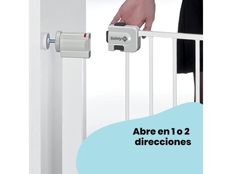Barrera de seguridad niños apertura de 73-80 cm,