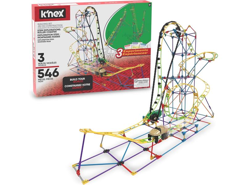 K'NEX Montaña Rusa STEM 546 Piezas Niños 8+