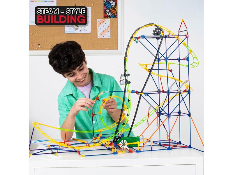 K'NEX Montaña Rusa STEM 546 Piezas Niños 8+