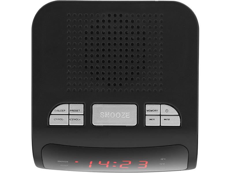 Reloj despertador  dos alarmas radio FM Smartwares
