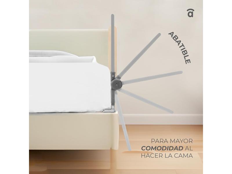 Barrera seguridad niños cama Asalvo 150 cm, 2 en 1