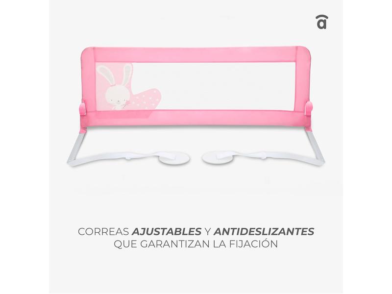 Barrera seguridad niños cama Asalvo 150 cm, 2 en 1