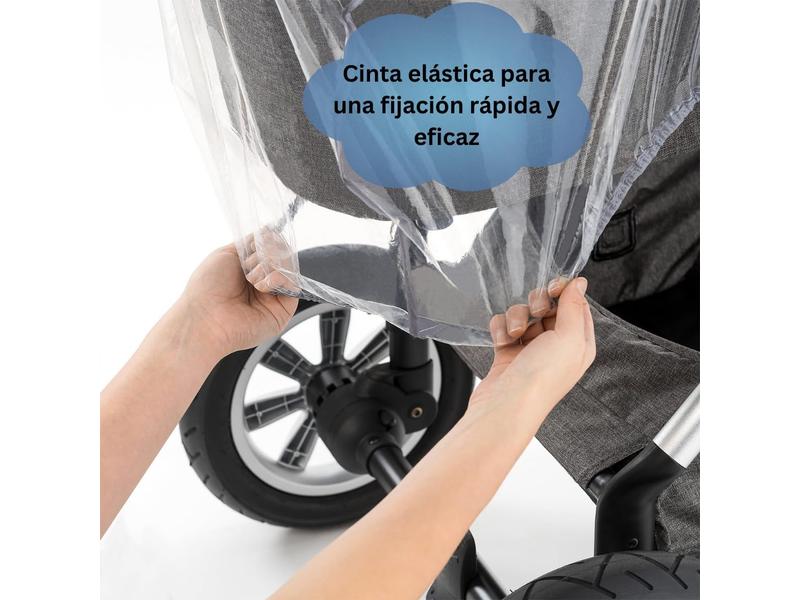protector Lluvia Universal Capazo, Plastico Carro Bebe Universal