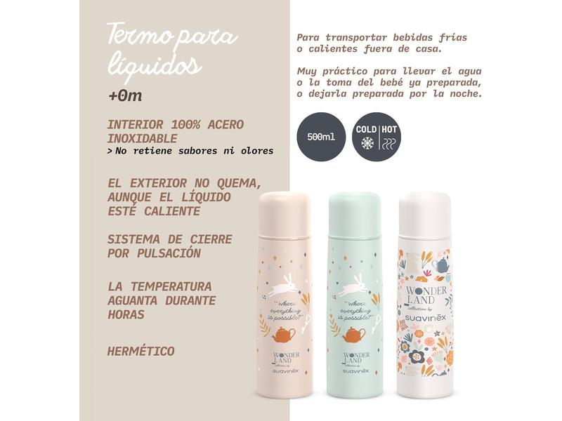 Termo Líquidos para Bebé. Acero Inoxidable Suavinex