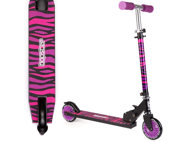 Patinete Plegable para niños - Azul Camuflaje Bopster