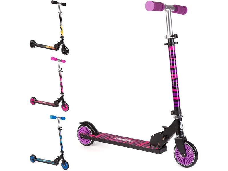 Patinete Plegable para niños - Azul Camuflaje Bopster