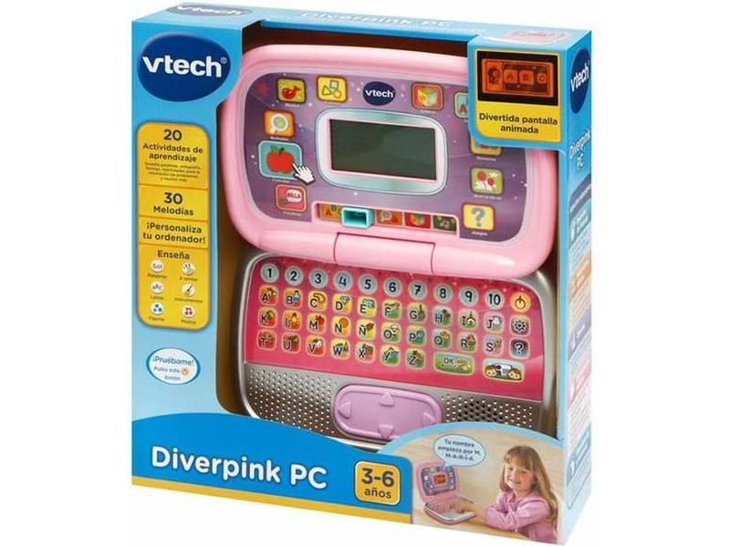 Ordenador infantil VTech Diverpink PC 3+