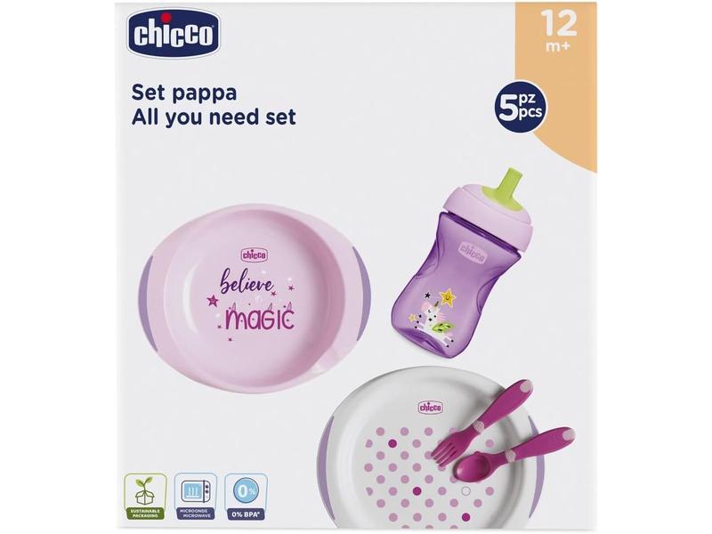 Set Vajilla Silicona Bebé Chicco