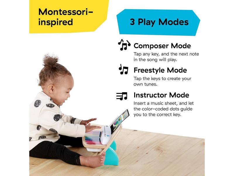 Piano de madera musical Baby Einstein, Hape