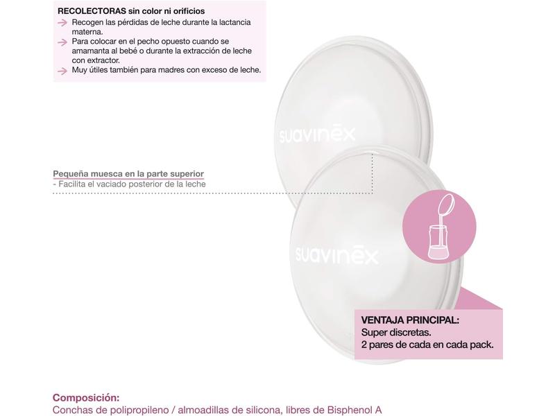 Conchas Recolectoras suavinex