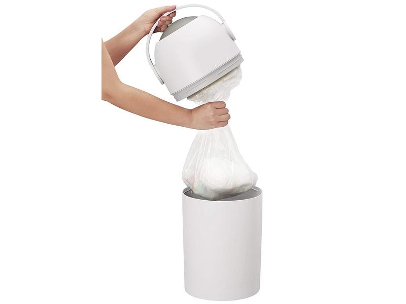 CHICCO ODOUR OFF - Cubo para pañales (4-9 kg), color plateado
