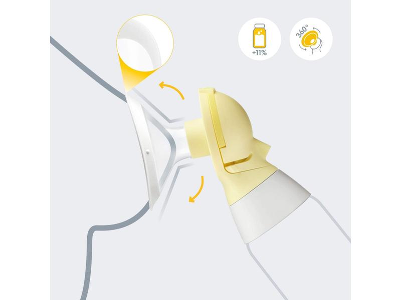 Medela embudo saca leches PersonalFit Flex talla: 30mm, 27mm