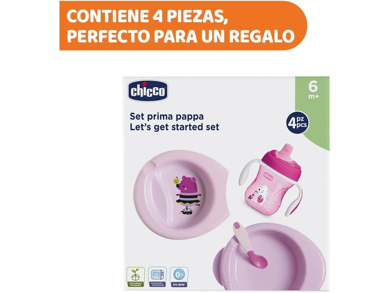 Chicco Set Vajilla Silicona Bebé
