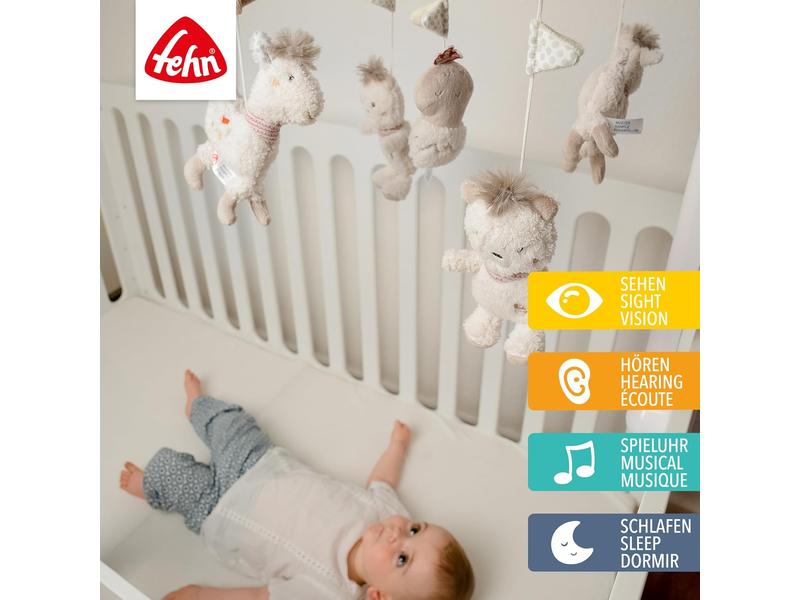 Móvil cuna bebe musical Fehn