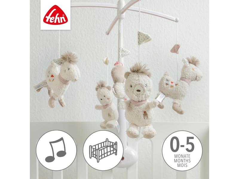Móvil cuna bebe musical Fehn