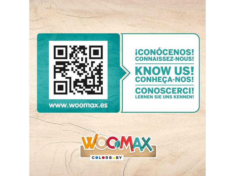 Portal de Belén de Madera Infantil, 20 Piezas WOOMAX