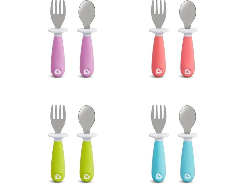 Set de tenedor y cuchara para bebés Munchkin