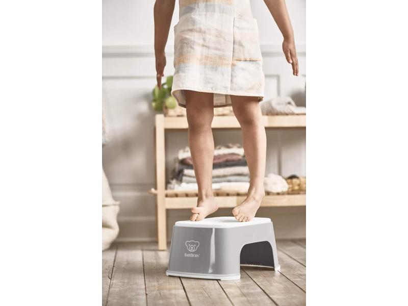 Taburete para Niños, Gris/Blanco