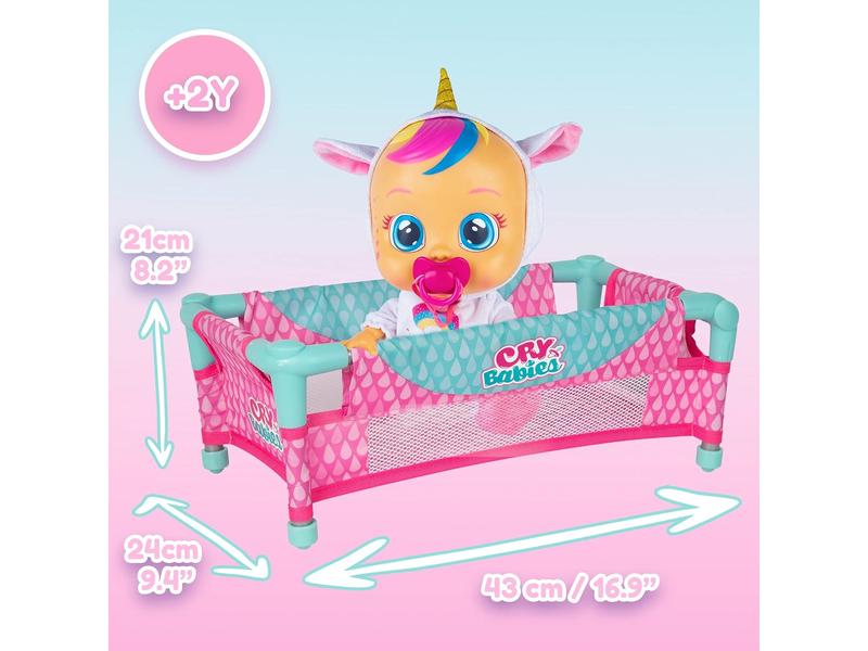Bebés Llorones Cuna de Viaje - el Accesorio, complemento Ideal para Poner a Dormir a tu muñeca