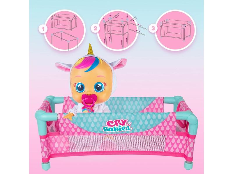 Bebés Llorones Cuna de Viaje - el Accesorio, complemento Ideal para Poner a Dormir a tu muñeca