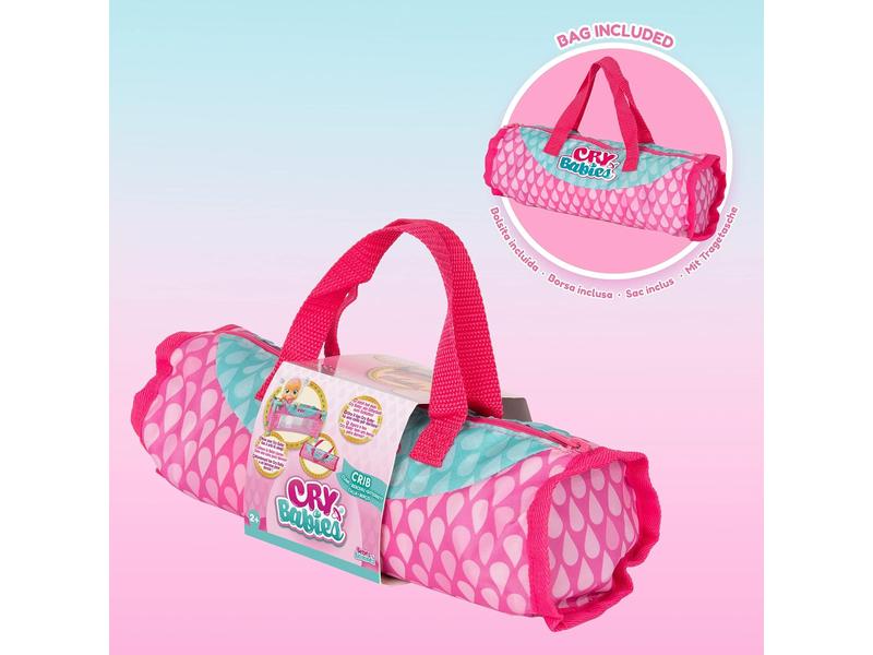 Bebés Llorones Cuna de Viaje - el Accesorio, complemento Ideal para Poner a Dormir a tu muñeca