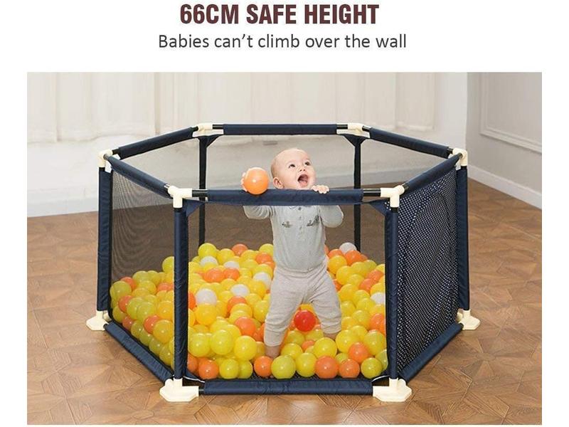 Star Ibaby Parque Infantil Bebe y Niños Pequeños con alfombra Plegable