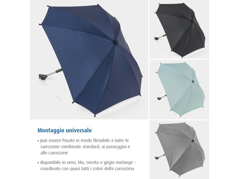 Sombrilla universal para cochecito de beb azul