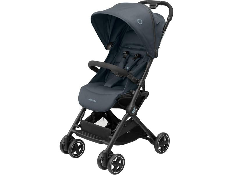 Maxi-Cosi Lara2, Silla paseo ligera, 0-4 años, 0-22 kg, silla paseo bebe, silla paseo compacta y ligera, 3 reclinaciones, reclinación total, plegado automático, Essential Graphite