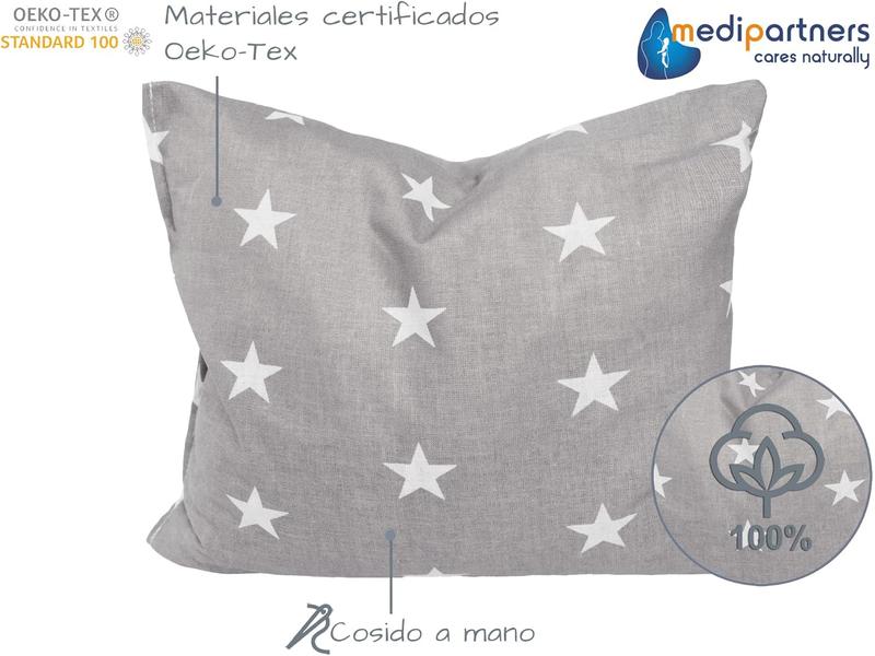 Almohada de hueso de cereza grande Cojín Térmico 500g