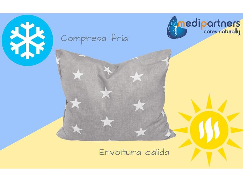 Almohada de hueso de cereza grande Cojín Térmico 500g