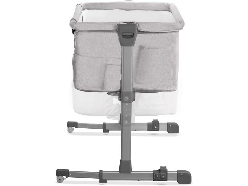 Kinderkraft Cuna Colecho 2 en 1 NESTE UP, Ajustable, Plegable, Accesorios, Gris