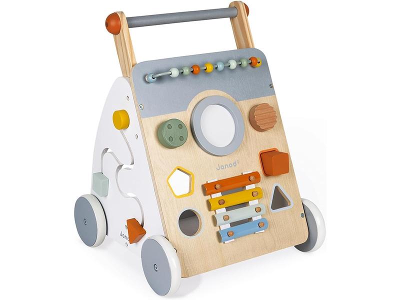Andador Janod de Madera 9 Juegos Educativos 1+