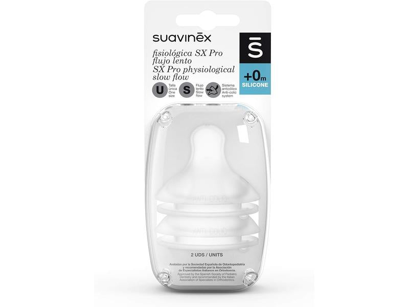 Tetinas SUAVINEX Sx Pro Silicona 0-2 m