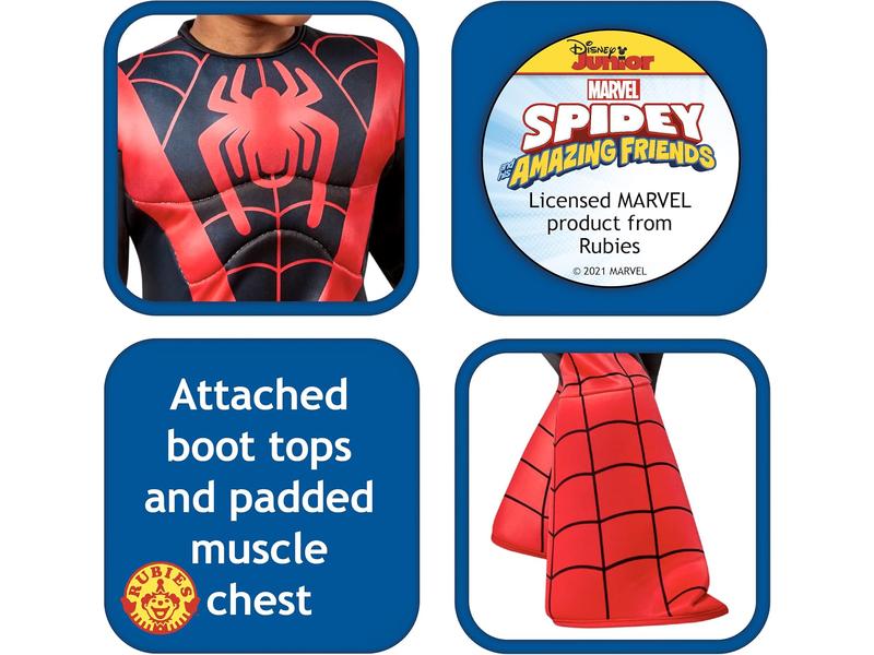 Disfraz Spiderman  Miles Morales Niño 3-4 años