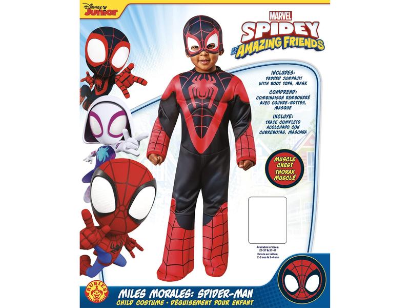Disfraz Spiderman  Miles Morales Niño 3-4 años