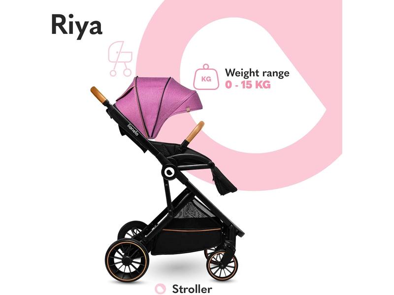 Silla de paseo LIONELO Riya 2 en 1 capazo