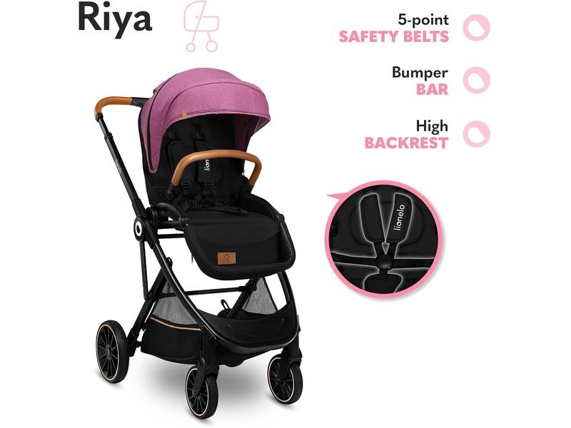 Silla de paseo LIONELO Riya 2 en 1 capazo