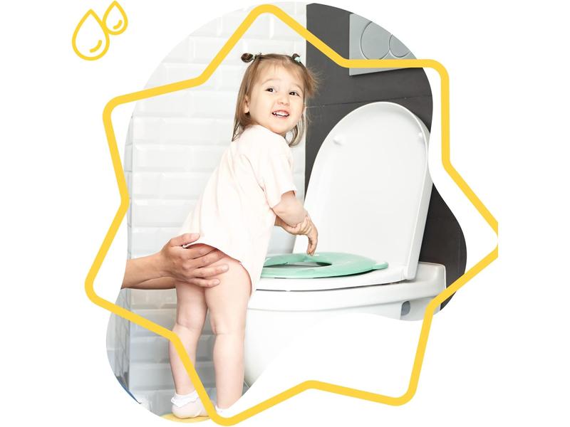 Reductor de WC plegable, Badabulle Verde