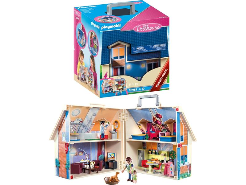 Playmobil 70985 Dollhouse Casa Muñecas 4+ Maletín