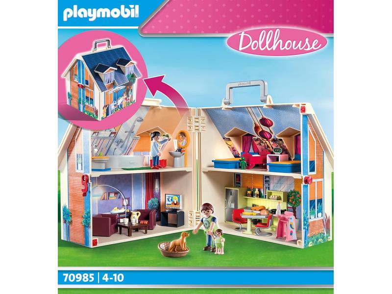 Playmobil 70985 Dollhouse Casa Muñecas 4+ Maletín